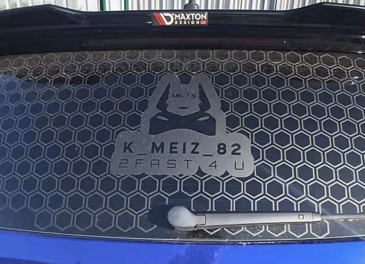 Custom honeycombs decals