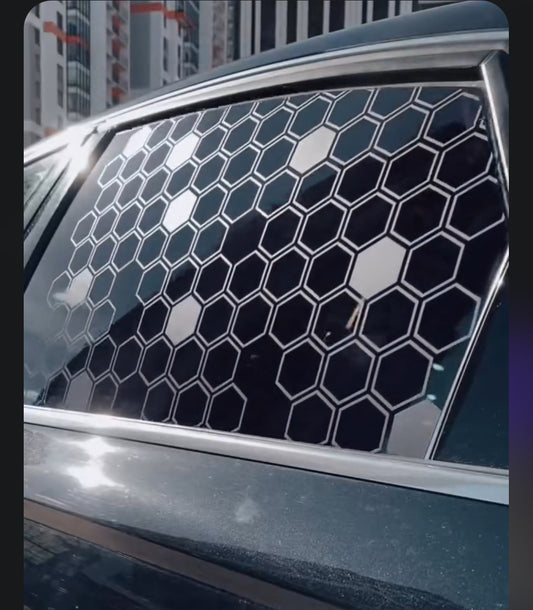 Honeycomb windows decal